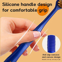 4pcs Soft Manual Toothbrushes For Deep Cleaning Oral Care Adults