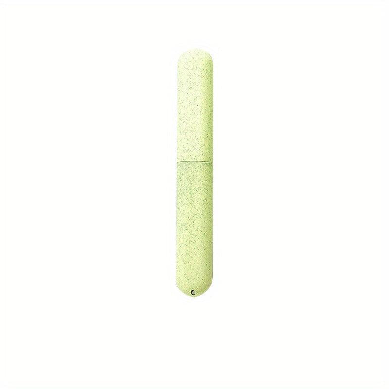 Wheat Straw Toothbrush Storage Container Box for Travel