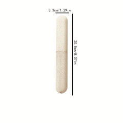 Wheat Straw Toothbrush Storage Container Box for Travel