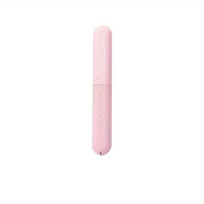 Wheat Straw Toothbrush Storage Container Box for Travel
