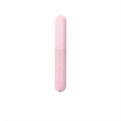 Wheat Straw Toothbrush Storage Container Box for Travel