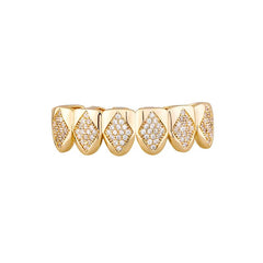 Iced Out Teeth Grillz for Hip Hop & Halloween