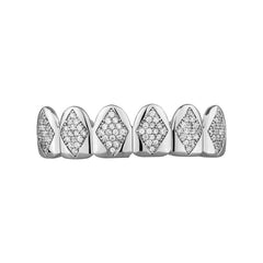 Iced Out Teeth Grillz for Hip Hop & Halloween