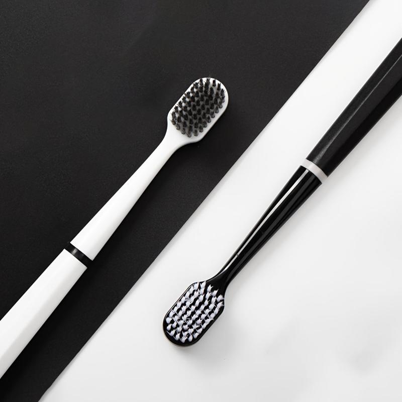 2pcs Nano Soft Manual Toothbrushes For Sensitive Teeth Gums