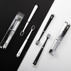 2pcs Nano Soft Manual Toothbrushes For Sensitive Teeth Gums