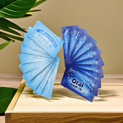 10pcs Finger Tooth Wipes Disposable Tooth Wipe Oral Cleaning Wipe