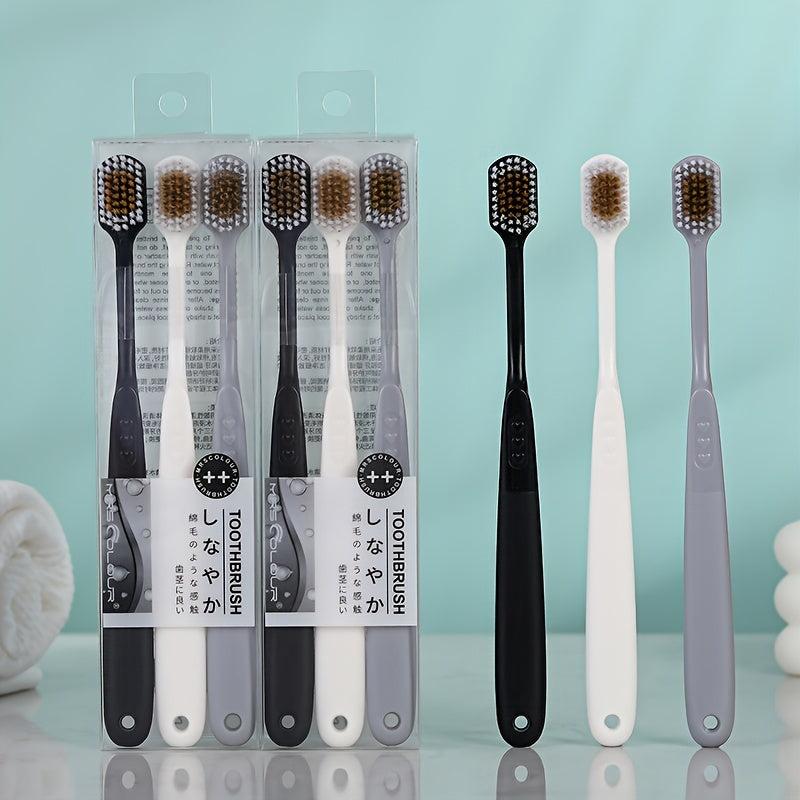 Soft Manual Toothbrushes for Sensitive Teeth Gums - Pack of 9