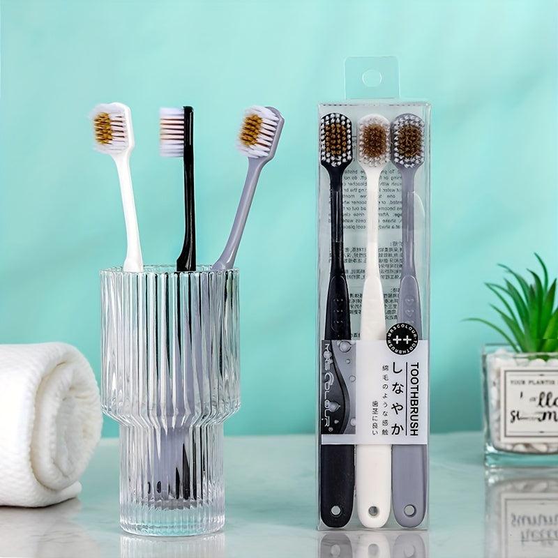 Soft Manual Toothbrushes for Sensitive Teeth Gums - Pack of 9