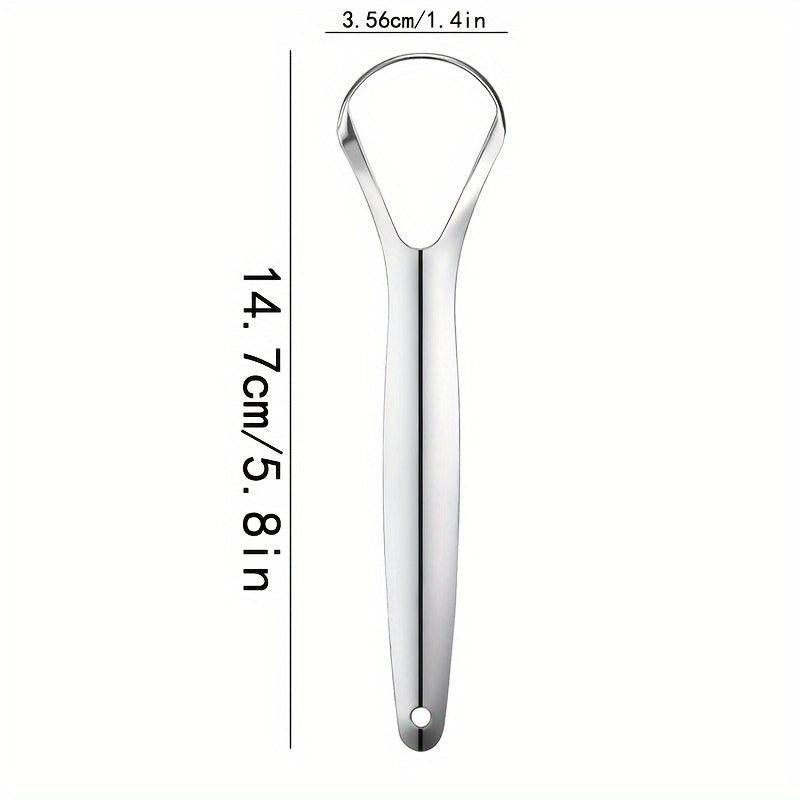 3pcs Tongue Scraper Stainless Steel Oral Care Tool for Bad Breath