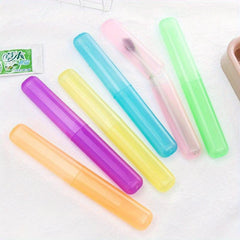 2pcs Toothbrush Storage Case Portable Travel Mouthwash Brushing Cup