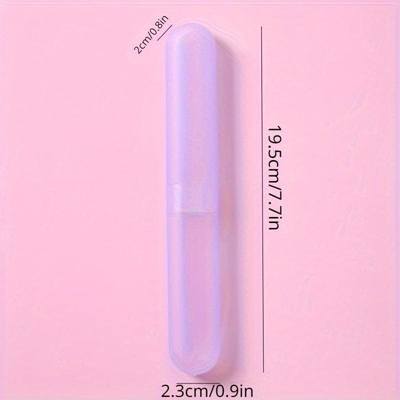 2pcs Toothbrush Storage Case Portable Travel Mouthwash Brushing Cup