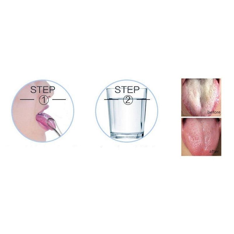 304 Stainless Steel Tongue Scraper Remove Halitosis