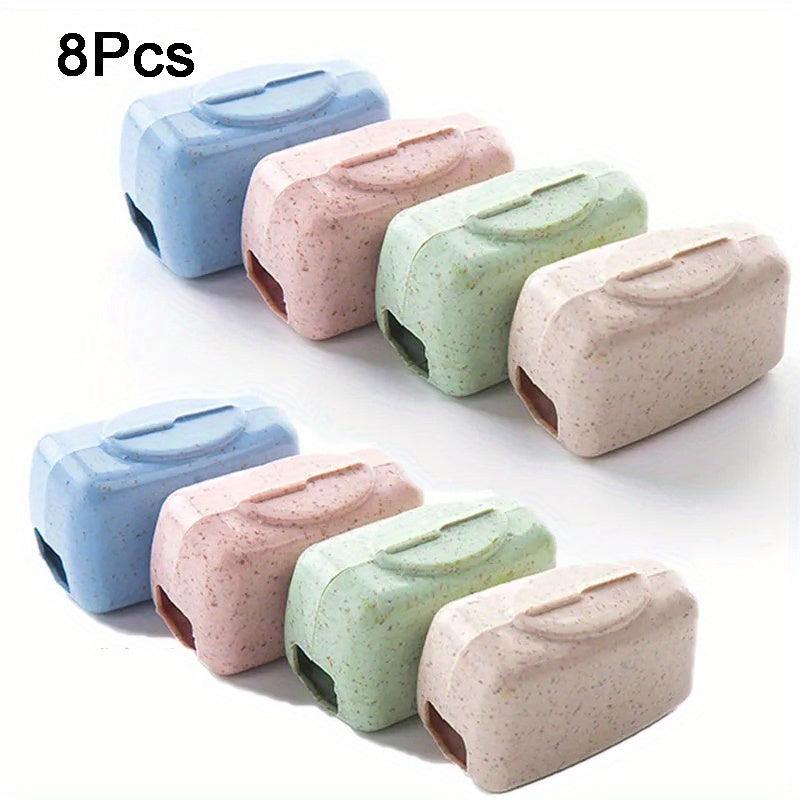 Portable Toothbrush Head Covers for Travel, Hiking, Camping - 5 Pack