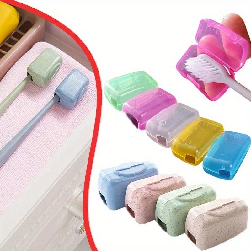 Portable Toothbrush Head Covers for Travel, Hiking, Camping - 5 Pack