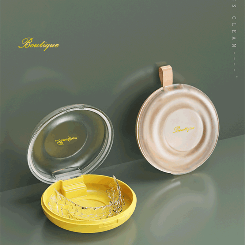 Denture Aligner Storage Case Container for False Teeth