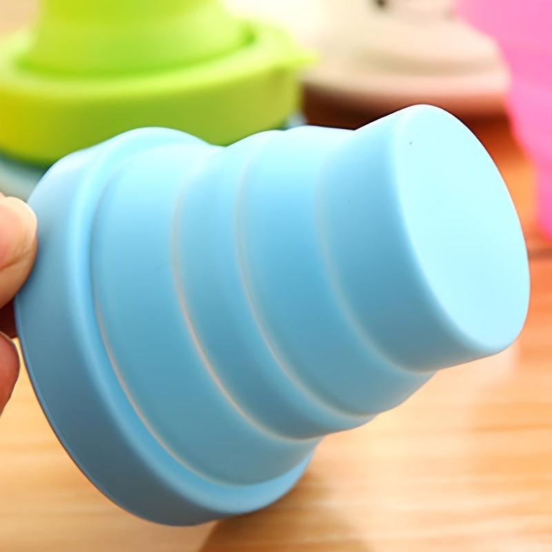 1 Pc Allforhome Silicone Portable Toothbrush Cup Folding Collapsible Travel Cup