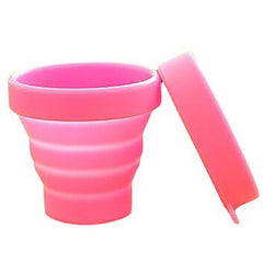 1 Pc Allforhome Silicone Portable Toothbrush Cup Folding Collapsible Travel Cup