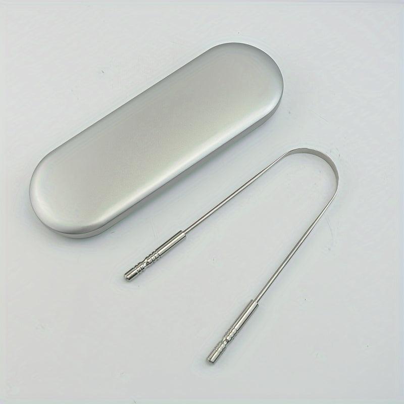 Stainless Steel Tongue Scraper Reduce Bad Breath Oral Care