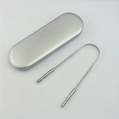 Stainless Steel Tongue Scraper Reduce Bad Breath Oral Care