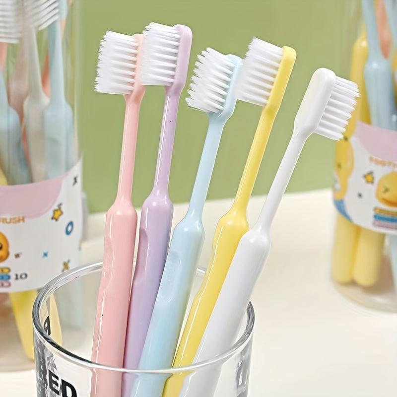10pcs Extra Soft Bristle Toothbrushes for Sensitive Teeth Gums