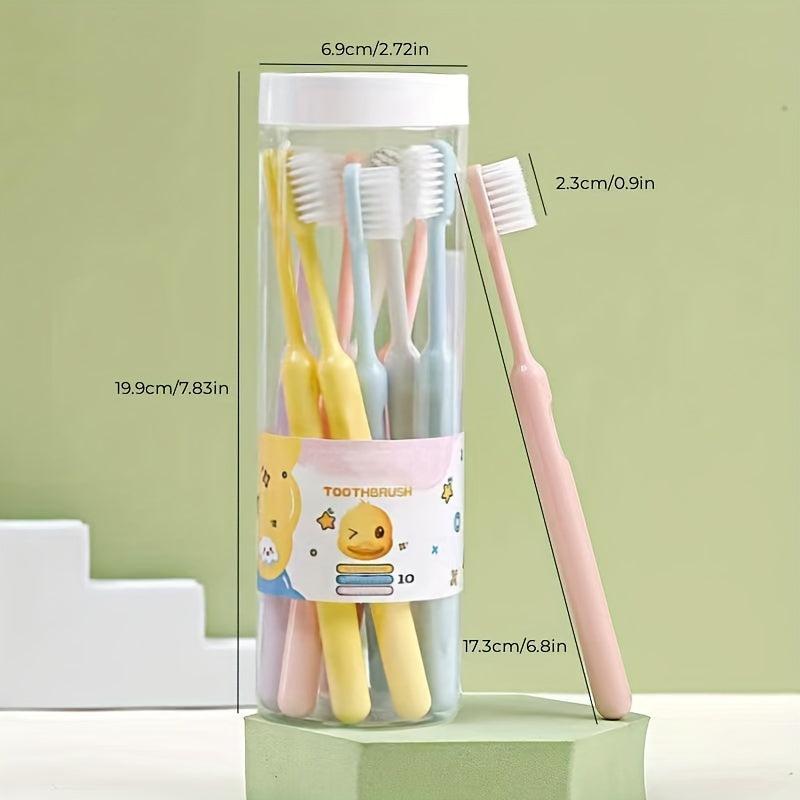 10pcs Extra Soft Bristle Toothbrushes for Sensitive Teeth Gums