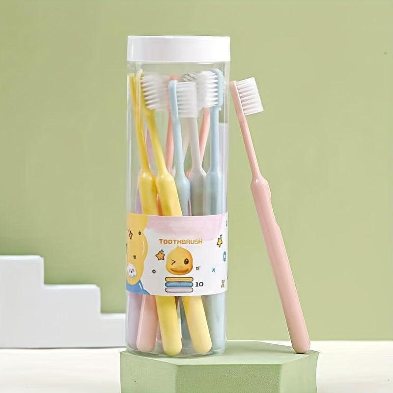 10pcs Extra Soft Bristle Toothbrushes for Sensitive Teeth Gums