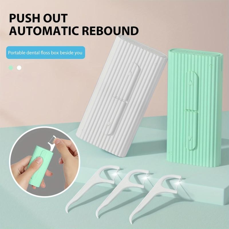 Portable Dental Floss Storage Box & Picks Dispenser
