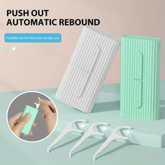 Portable Dental Floss Storage Box & Picks Dispenser