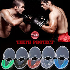 Sports Mouth Guard with Case for Boxing Football Hockey - Adult & Youth