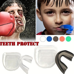 Sports Mouth Guard with Case for Boxing Football Hockey - Adult & Youth
