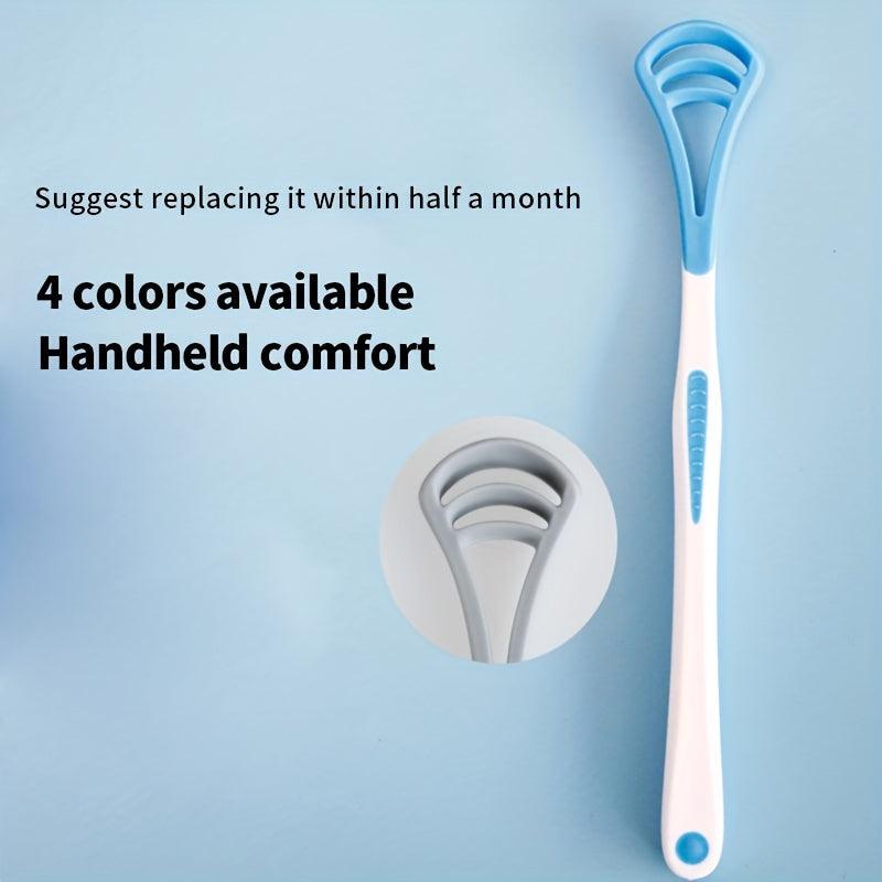 Silicone Tongue Scraper Oral Care Tool Adults