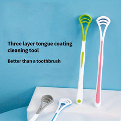 Silicone Tongue Scraper Oral Care Tool Adults