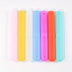 5pcs Portable Travel Toothbrush Storage Case Holder Cup