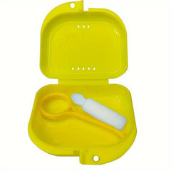 Denture Aligner Case Mouthguard Box Holder False Teeth Storage Container