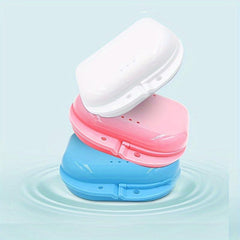 Denture Aligner Case Mouthguard Box Holder False Teeth Storage Container