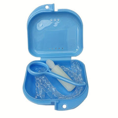 Denture Aligner Case Mouthguard Box Holder False Teeth Storage Container
