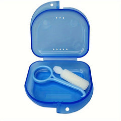 Denture Aligner Case Mouthguard Box Holder False Teeth Storage Container