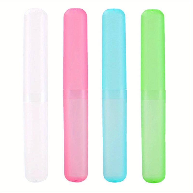 4pcs Toothbrush Storage Case Portable Travel Toothbrush Holder