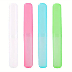 4pcs Toothbrush Storage Case Portable Travel Toothbrush Holder