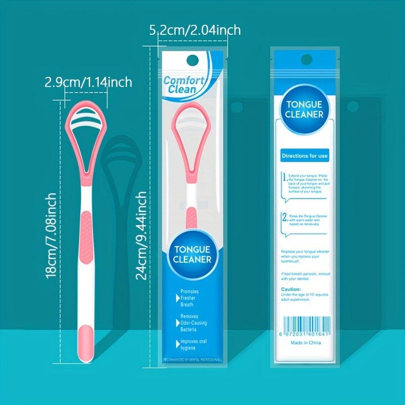 Silicone Tongue Scraper for Oral Care - Reduce Bad Breath