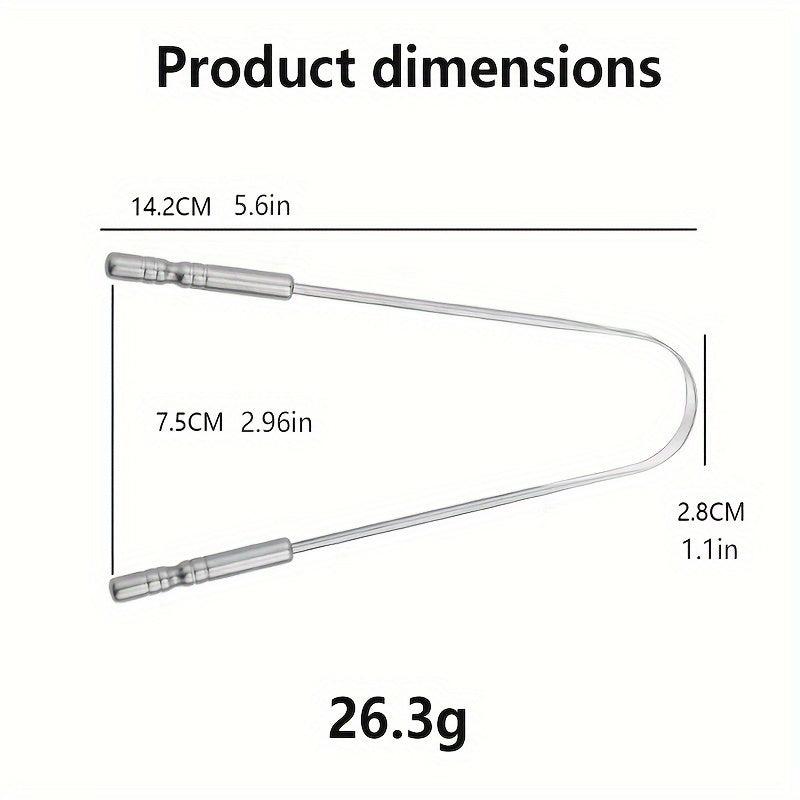 Stainless Steel Tongue Scraper for Fresh Breath
