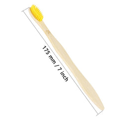 10pcs Bamboo Toothbrushes Soft Bristles Oral Care Home