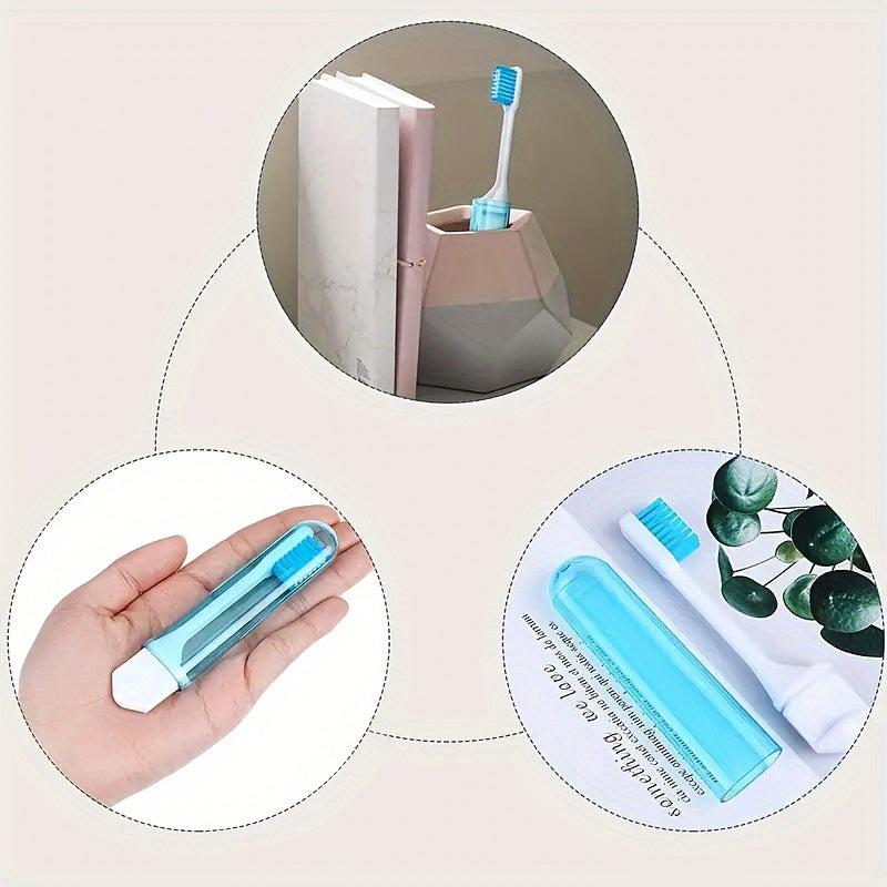 Disposable Foldable Travel Toothbrush Soft Manual Toothbrush Extra Soft Bristles