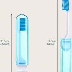 Disposable Foldable Travel Toothbrush Soft Manual Toothbrush Extra Soft Bristles