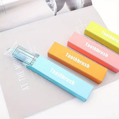 Disposable Foldable Travel Toothbrush Soft Manual Toothbrush Extra Soft Bristles