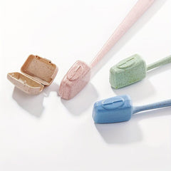 4pcs Toothbrush Head Cover Case Storage Box Toothbrush Protector Cap Holder