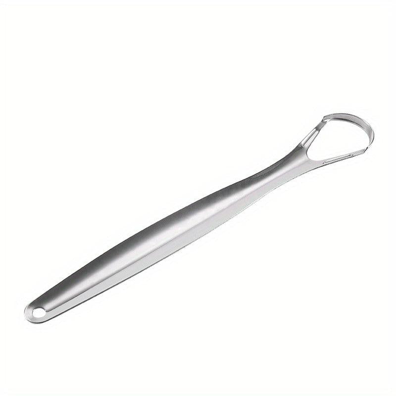 2pcs Tongue Scraper Set Stainless Steel Oral Care Tool