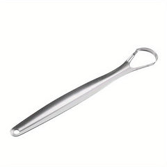 2pcs Tongue Scraper Set Stainless Steel Oral Care Tool