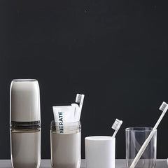 Travel Toothbrush Storage Box Gargle Cup Toothpaste Holder