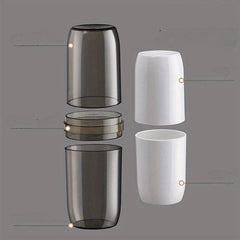 Travel Toothbrush Storage Box Gargle Cup Toothpaste Holder